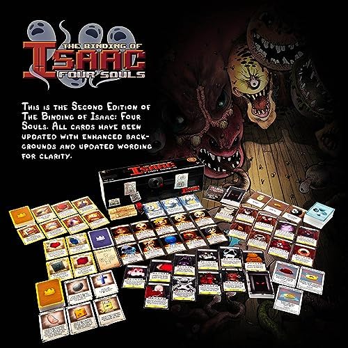 The Binding of Isaac  Four Souls  The Ultimate Collection   1 4 Players   Card Games for Game Night   20 60 Mins of Gameplay   Card Games for Teens and Adults Ages 13    English Version