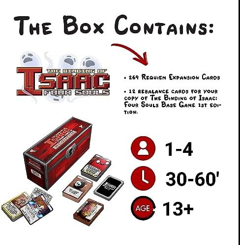 The Binding of Isaac  Four Souls  The Ultimate Collection   1 4 Players   Card Games for Game Night   20 60 Mins of Gameplay   Card Games for Teens and Adults Ages 13    English Version