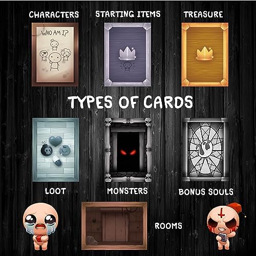 The Binding of Isaac  Four Souls  The Ultimate Collection   1 4 Players   Card Games for Game Night   20 60 Mins of Gameplay   Card Games for Teens and Adults Ages 13    English Version