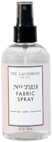 The Laundress Classic Fabric Spray Wrinkle Release Spray Upholstery and Linen Spray Fabric Refresher Clean Laundry Scent 8 Fl Oz  Pack of 2 