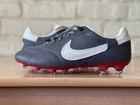 The Nike Premier 3 FG Light Graphite Gray Varsity Red HM0265 003 Men 10 Soccer