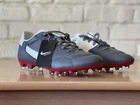 The Nike Premier 3 FG Light Graphite Gray Varsity Red HM0265 003 Men 10 Soccer