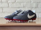 The Nike Premier 3 FG Light Graphite Gray Varsity Red HM0265 003 Men 10 Soccer