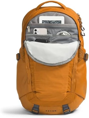 The North Face Recon Everyday Laptop Backpack   Daypack with Water Repellent Finish  16 Laptop Sleeve  2 Water Bottle Pockets  TNF Black/TNF Black NPF  One Size