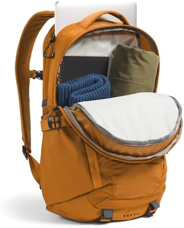 The North Face Recon Everyday Laptop Backpack   Daypack with Water Repellent Finish  16 Laptop Sleeve  2 Water Bottle Pockets  TNF Black/TNF Black NPF  One Size