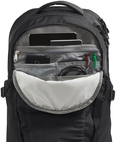 The North Face Recon Everyday Laptop Backpack   Daypack with Water Repellent Finish  16 Laptop Sleeve  2 Water Bottle Pockets  TNF Black/TNF Black NPF  One Size