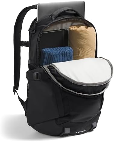 The North Face Recon Everyday Laptop Backpack   Daypack with Water Repellent Finish  16 Laptop Sleeve  2 Water Bottle Pockets  TNF Black/TNF Black NPF  One Size