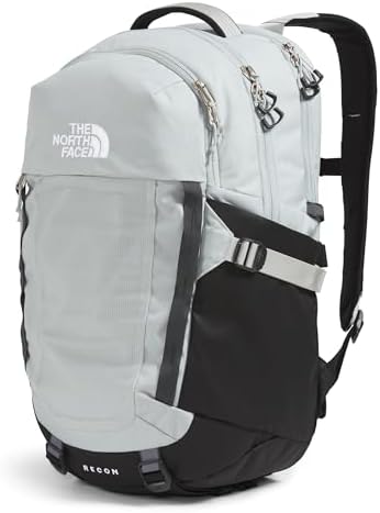 The North Face Recon Everyday Laptop Backpack   Daypack with Water Repellent Finish  16 Laptop Sleeve  2 Water Bottle Pockets  TNF Black/TNF Black NPF  One Size