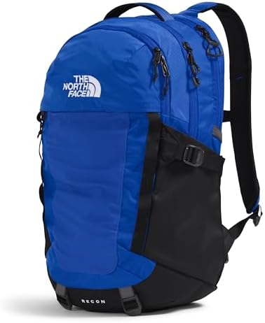 The North Face Recon Everyday Laptop Backpack   Daypack with Water Repellent Finish  16 Laptop Sleeve  2 Water Bottle Pockets  TNF Black/TNF Black NPF  One Size