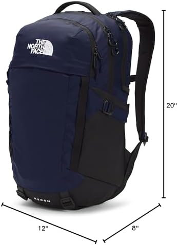The North Face Recon Everyday Laptop Backpack   Daypack with Water Repellent Finish  16 Laptop Sleeve  2 Water Bottle Pockets  TNF Black/TNF Black NPF  One Size