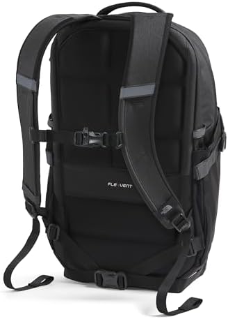 THE NORTH FACE Recon Everyday Backpack | Acabado repelente de mochila, funda para laptop de 16 pulgadas, 2 bolsillos para botella de agua, Gris Asfalto Jaspeado Claro/Tnf Negro-npf, Tamaño único