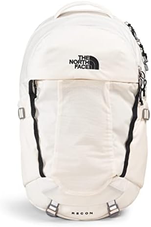 THE NORTH FACE Recon Everyday Backpack | Acabado repelente de mochila, funda para laptop de 16 pulgadas, 2 bolsillos para botella de agua, Gris Asfalto Jaspeado Claro/Tnf Negro-npf, Tamaño único