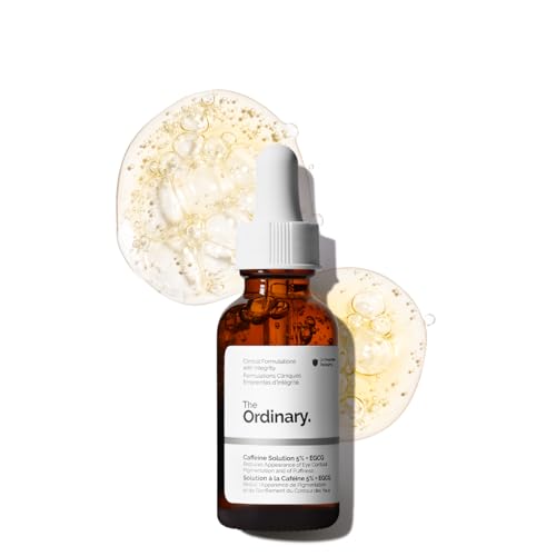 The Ordinary Caffeine Solution 5    EGCG  Depuffing Eye Serum for Dark Circles and Tired Eyes
