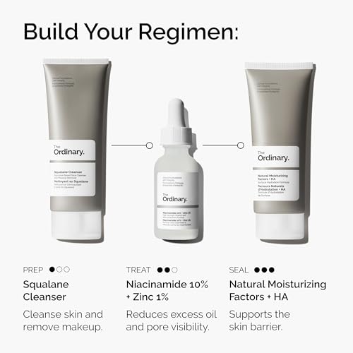 The Ordinary The Ordinary Niacinamide 10% + Zinc 1%, Smoothing Serum for Blemish-Prone Skin