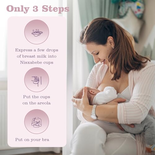 The Original Silver Nursing Cups Nipple Shields for Breastfeeding Newborn Breast Feeding Essentials Must Haves Nipple Covers to Protect Nursing Nipples Trilaminate 999 Silver Regular Size