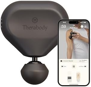 TheraGun Mini  3rd Generation  by Therabody   Ultra Portable Massage Gun and Travel Essential for Fast  Effective Pain and Tension Relief Anywhere  Black
