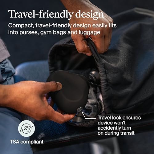 TheraGun Mini  3rd Generation  by Therabody   Ultra Portable Massage Gun and Travel Essential for Fast  Effective Pain and Tension Relief Anywhere  Black