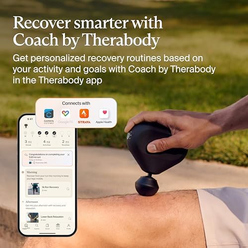 TheraGun Mini  3rd Generation  by Therabody   Ultra Portable Massage Gun and Travel Essential for Fast  Effective Pain and Tension Relief Anywhere  Black