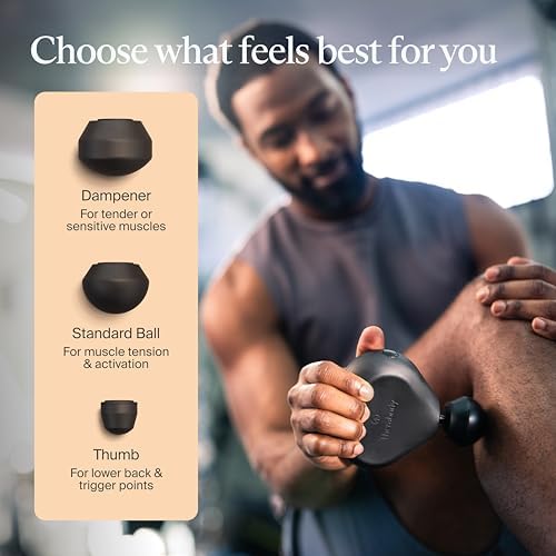 TheraGun Mini  3rd Generation  by Therabody   Ultra Portable Massage Gun and Travel Essential for Fast  Effective Pain and Tension Relief Anywhere  Black
