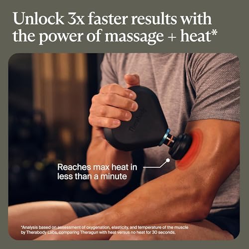 TheraGun Mini  3rd Generation  by Therabody   Ultra Portable Massage Gun and Travel Essential for Fast  Effective Pain and Tension Relief Anywhere  Black