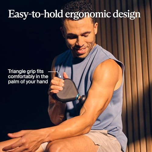 TheraGun Mini  3rd Generation  by Therabody   Ultra Portable Massage Gun and Travel Essential for Fast  Effective Pain and Tension Relief Anywhere  Black