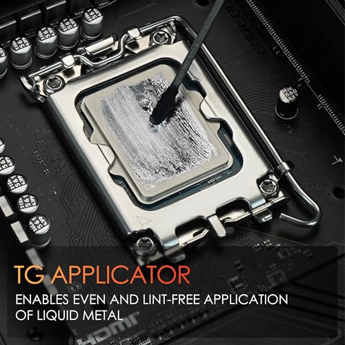 Thermal Grizzly Conductonaut Extreme   5 Gram   Ultra High Performance Liquid Metal Compound Thermal Paste for Superior CPU/GPU/Console Cooling   Made in Germany