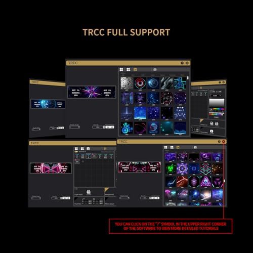 Thermalright A70 Vision ATX Gaming case  Three Sides Without Stands Panoramic Glass Panel  8 Fan Slots  Tower Style Computer case  Equipped with Type C Interface  Comes with a 9 16 inch LCD Display  