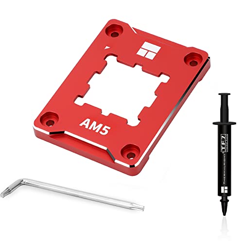 Thermalright ASF-Black AM5 Soporte de CPU, Marco de Fijación Correctivo Anti-Doblado, Montura Completa Fija Sin Marcado, Marco de Contacto Anti-Doblado AM5, Enfriador de CPU Estándar