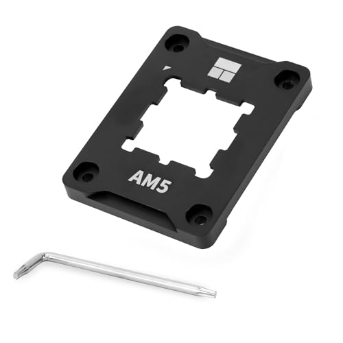 Thermalright ASF Black V2 AM5 CPU Holder  AM5 Safety Fixed Frame  AM5 Secure Frame  Corrective Anti Bending Fixing Frame  AM5 Anti Bending Contact Frame CPU Cooler Standard Black