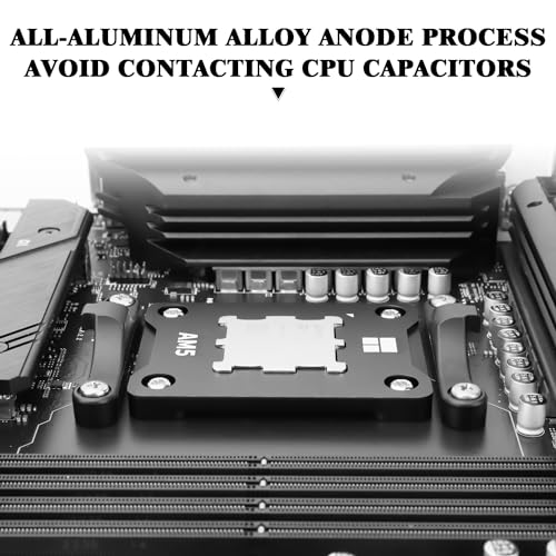 Thermalright ASF Black V2 AM5 CPU Holder  AM5 Safety Fixed Frame  AM5 Secure Frame  Corrective Anti Bending Fixing Frame  AM5 Anti Bending Contact Frame CPU Cooler Standard Black