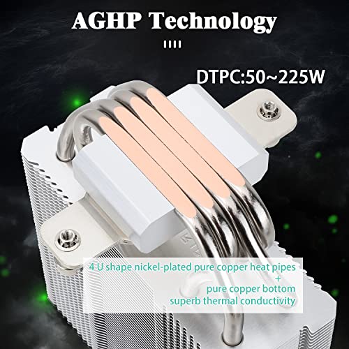 Thermalright Assassin X120 Refined SE CPU Air Cooler  4 Heat Pipes  TL C12C PWM Fan  Aluminium Heatsink Cover  AGHP Technology  for AMD AM4/AM5/Intel LGA 1150/1151/1155/1200/1700/1851 AX120 R SE