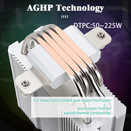 Thermalright Assassin X120 Refined SE ARGB CPU Air Cooler  4 Heat pipes  TL C12C S PWM Fan  Aluminium Heatsink Cover  AGHP Technology  for AMD AM4/AM5/Intel LGA 1150/1151/1155/1851/1200/1700  SE ARGB 