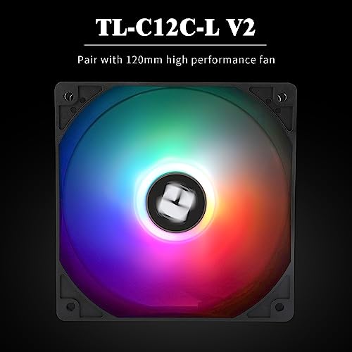 Thermalright Assassin X 120R SE V2 CPU Cooler  4 6mm Heat Pipes  1550RPM Speed 120mm RGB PWM Quiet Fan CPU Cooler with S FDB Bearing  for AMD AM4 AM5/Intel 1700/1150/1151/1200/1851