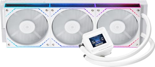 Thermalright FW360 SE ARGB V2 360mm AIO CPU Cooler  2 LCD Screen  TL M12Q 2000RPM Daisy Chain Fans  for AM4/AM5 & Intel LGA 1700/1851  Black