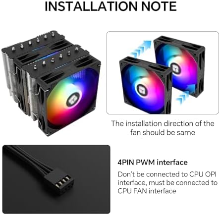 Thermalright Peerless Assassin 120 SE V2 CPU Air Cooler   6 Heat Pipes AGHP GEN 5 0 Technology   1850RPM PWM 120mm Fans  for Intel 1851/1700/115X/1200  AMD AM4/AM5