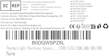 Thermalright Peerless Assassin 120 SE V2 CPU Air Cooler   6 Heat Pipes AGHP GEN 5 0 Technology   1850RPM PWM 120mm Fans  for Intel 1851/1700/115X/1200  AMD AM4/AM5