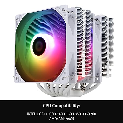 Thermalright Peerless Assassin 120 SE CPU Cooler  6 Heat Pipes AGHP Technology  Dual 120mm PWM Fans  1550RPM Speed  for AMD AM4 AM5/Intel LGA 1700/1150/1151/1200/1851 PC Cooler
