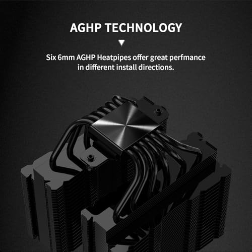 Thermalright Peerless Assassin 140 Digital Black CPU Cooler Air with 6 Heatpipes  Magnetic Display Board Top Cover Heatsink CPU Cooler  for AM4/AM5 and Intel lga1700/1851/1150/1151/1200/2011