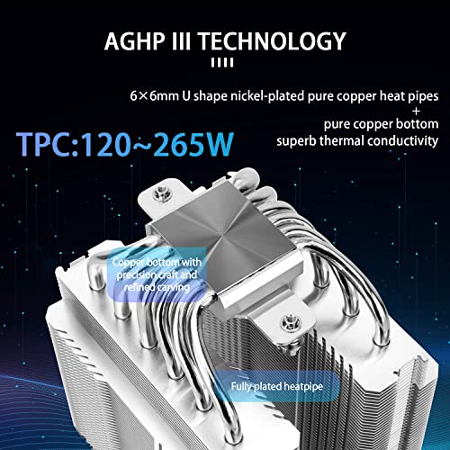 Thermalright Peerless Assassin 120 SE ARGB CPU Air Cooler  6 Heat Pipes Cpu cooler  Dual TL C12C S PWM Fan  Aluminium Heatsink Cover  AGHP Technology  for AMD AM4/AM5/Intel LGA1700/115X/1155/1200/1851