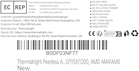 Thermalright Peerless Assassin 120 SE V2 CPU Cooler  TL C12C 120mm Fans  1850RPM  6 Heat Pipes  for AMD AM4/AM5 & Intel LGA 1700/1851