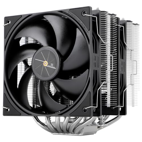 Thermalrlght Peerless Assassin 120 SE CPU Air Cooler  6 Heat Pipes  Dual 120mm TL C12C PWM Fans  Aluminum Heatsink Cover  AGHP Technology  for AMD AM4 AM5/Intel LGA 1700/1150/1151/1200/1851 PA120SE 
