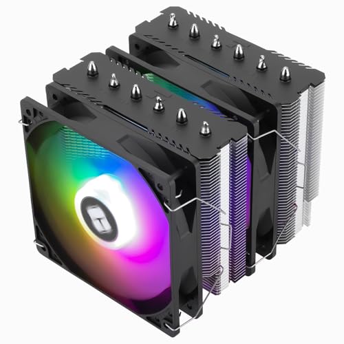 Thermalrlght Peerless Assassin 120 SE CPU Air Cooler  6 Heat Pipes  Dual 120mm TL C12C PWM Fans  Aluminum Heatsink Cover  AGHP Technology  for AMD AM4 AM5/Intel LGA 1700/1150/1151/1200/1851 PA120SE 