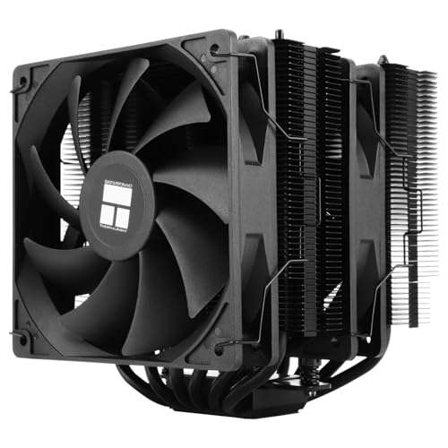 Thermalrlght Peerless Assassin 120 SE CPU Air Cooler  6 Heat Pipes  Dual 120mm TL C12C PWM Fans  Aluminum Heatsink Cover  AGHP Technology  for AMD AM4 AM5/Intel LGA 1700/1150/1151/1200/1851 PA120SE 