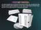Thermaltake CTE E600 MX Snow Mid Tower E ATX Case with Centralized Thermal Efficiency Design;  3Way Floating GPU Mounting Bracket/ 400mm PCIe4 Riser Cable are all Included; CA 1Y3 00M6WN 00