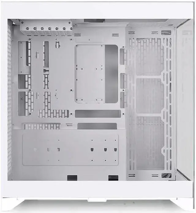 Thermaltake CTE E660 MX Snow Mid Tower E ATX Case; Supports Hidden Connector MB  Versatile GPU Mounting with Included Riser Cable  Dual Front Panels  CA 1Y3 00M6WN 01