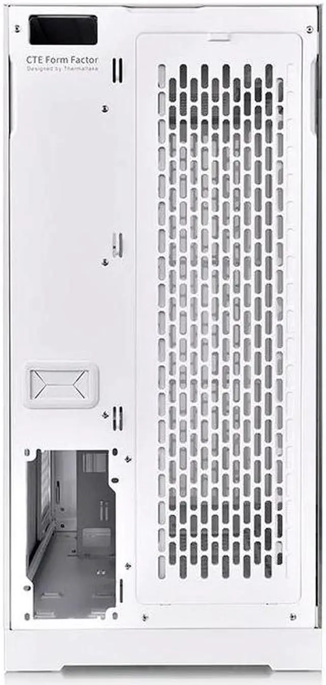 Thermaltake CTE E660 MX Snow Mid Tower E ATX Case; Supports Hidden Connector MB  Versatile GPU Mounting with Included Riser Cable  Dual Front Panels  CA 1Y3 00M6WN 01