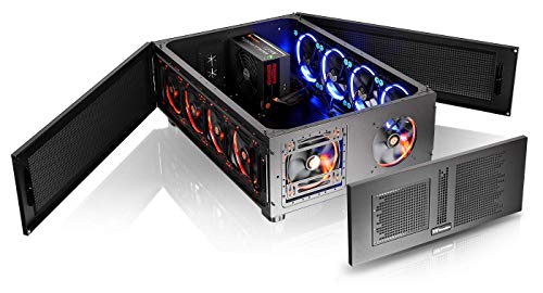 Thermaltake Core P200 Extended Water Cooling Fully Modular/Dismantle Stackable Tt LCS Certified Pedestal CA 1F4 00D1NN 00  Black 