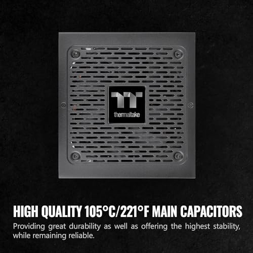 Thermaltake GF1  2024  Fully Modular ATX 750W Power Supply   80 Plus Gold   Ultra Quiet   Zero RPM  PS TPD 0750FNFAGU P