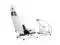 Thermaltake GR300 Racing Simulator Cockpit; Adjustable PVC Seat; Adjustable Pedal & Wheel Mounts; Shifter Mount Included; Compatible with Thrustmaster/Logitech/Thermaltake/Fanatec; GSC R30 CPASWH 01