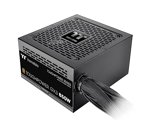 Thermaltake Toughpower GX3 850W 80Plus Gold SLI/Crossfire Ready ATX 3 0 Power Supply; PCIe5 12VHPWR Connector Included; 5 Year Warranty; PS TPD 0850NNFAGU 3